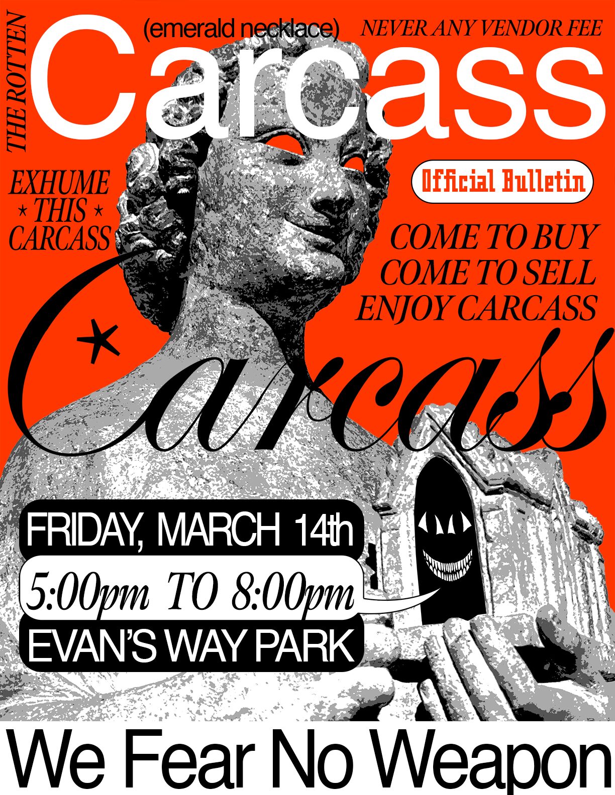 Carcass Publicity poster